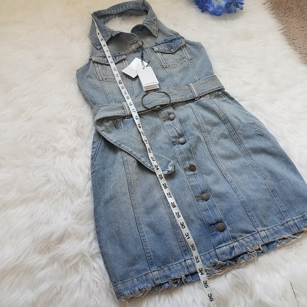 RETROFETE Tamar Denim Dress - Picture 8 of 12